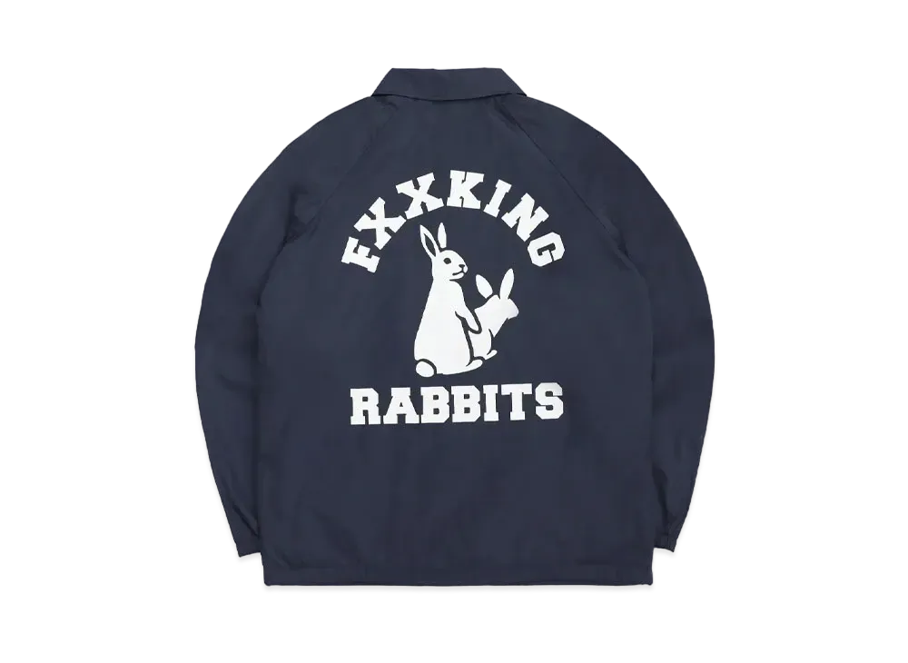 FR2 Collage Logo Coach Jacket "Blue"