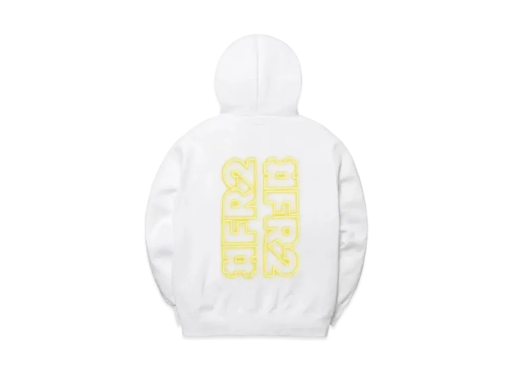 FR2 Neon Sign Hoodie "White"