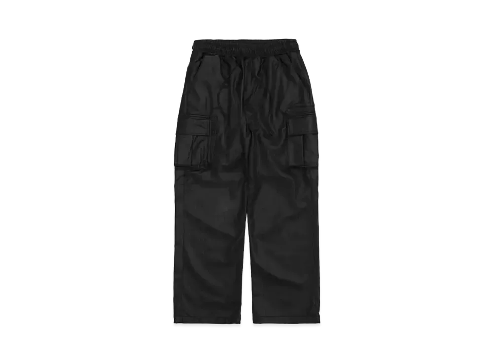 FR2 Eco Leather Cargo Pants "Black"