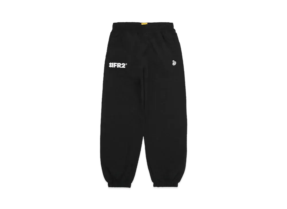 FR2 Logo Embroidery Nylon Training Pants "Black/White"
