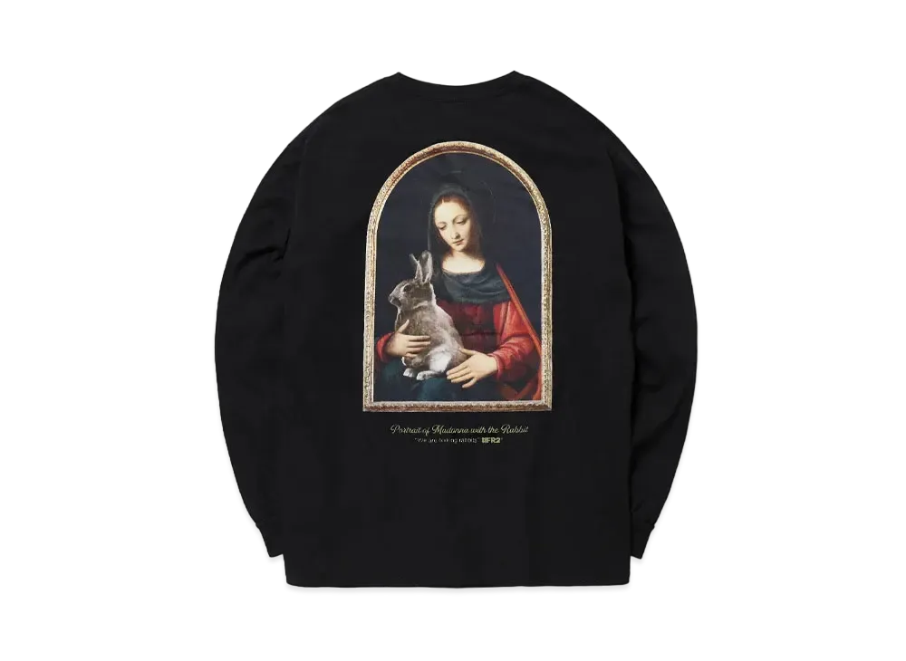 FR2 Madonna with the Rabbit Longsleeve T-shirt "Black"