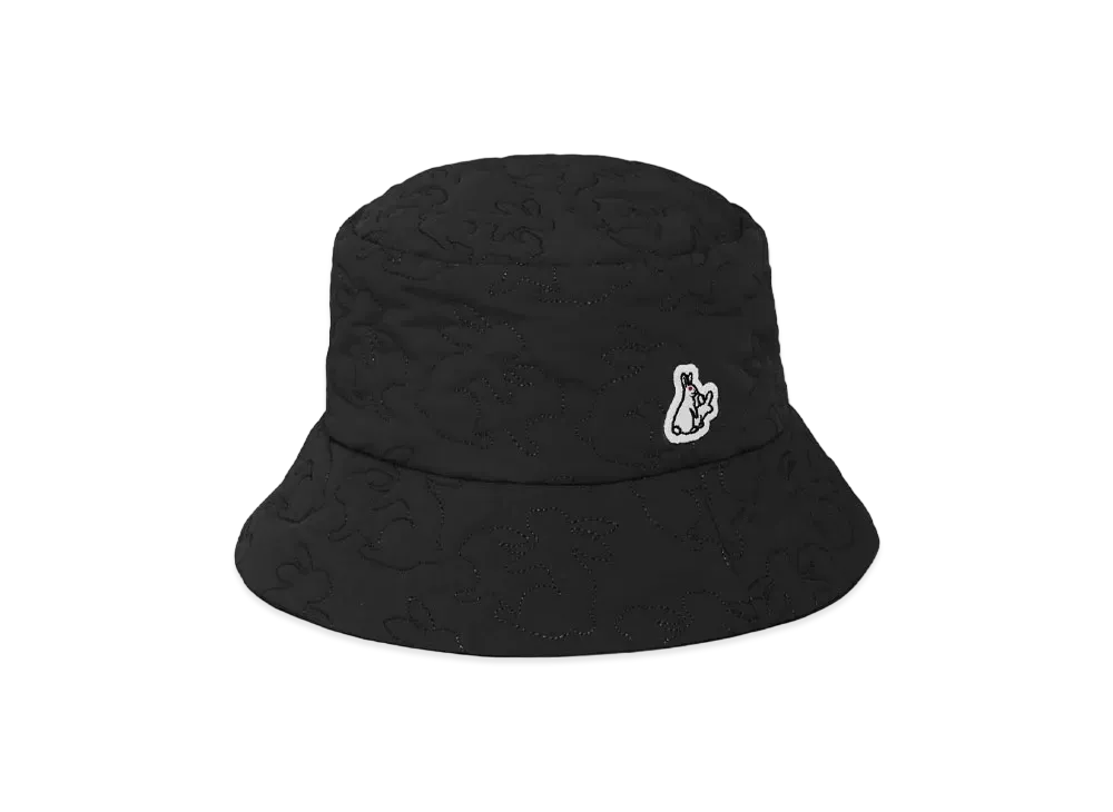 FR2 Reversible Rabbits Nylon Quilting Hat "Black"
