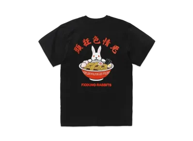 FR2 Rabbit Ramen T-shirt "Black"