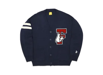 FR2 F Logo Lettered Cardigan "Blue"