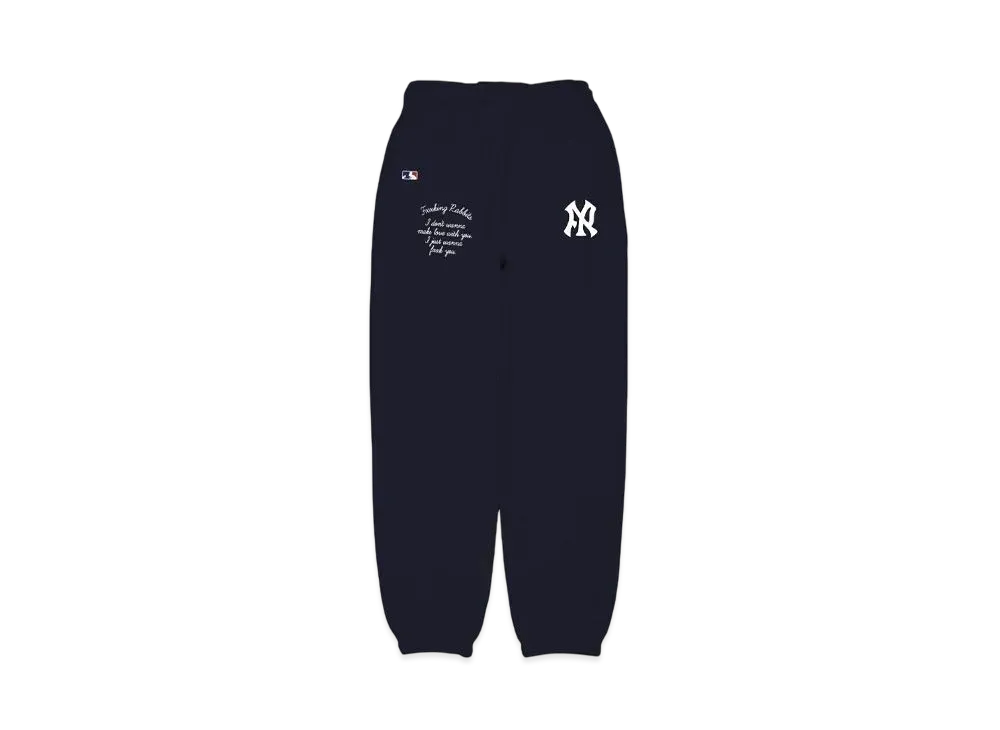 FR2 World Series Sweat Pants NY Type "Navy"