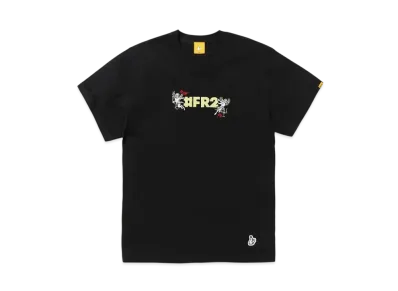 FR2 Embroidery Angel Rose T-Shirt "Black"