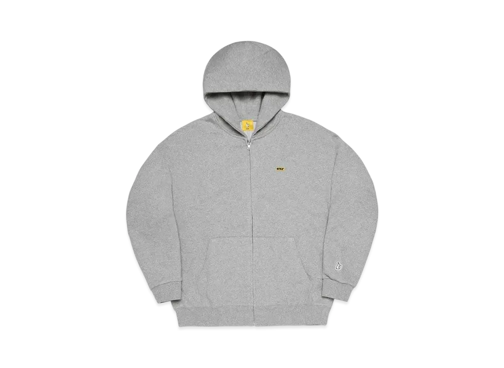 FR2 USA Cotton Small Box Logo Embroidery Zip Hoodie "Gray"
