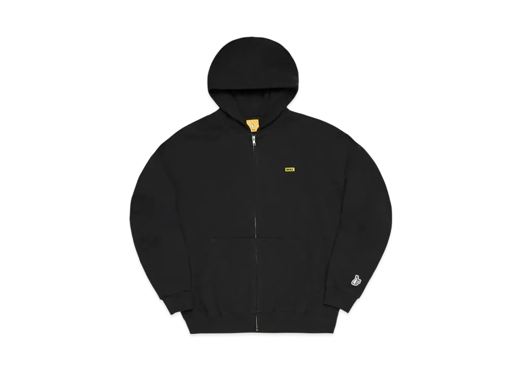 FR2 USA Cotton Small Box Logo Embroidery Zip Hoodie "Black"