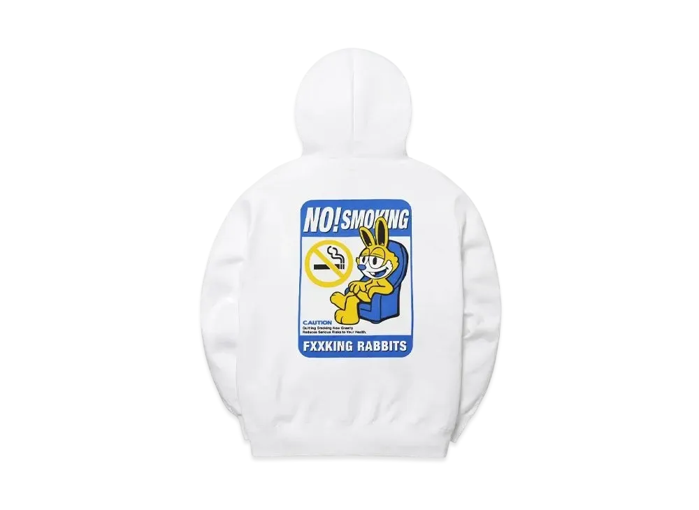 FR2 No Smoking Hoodie "White"