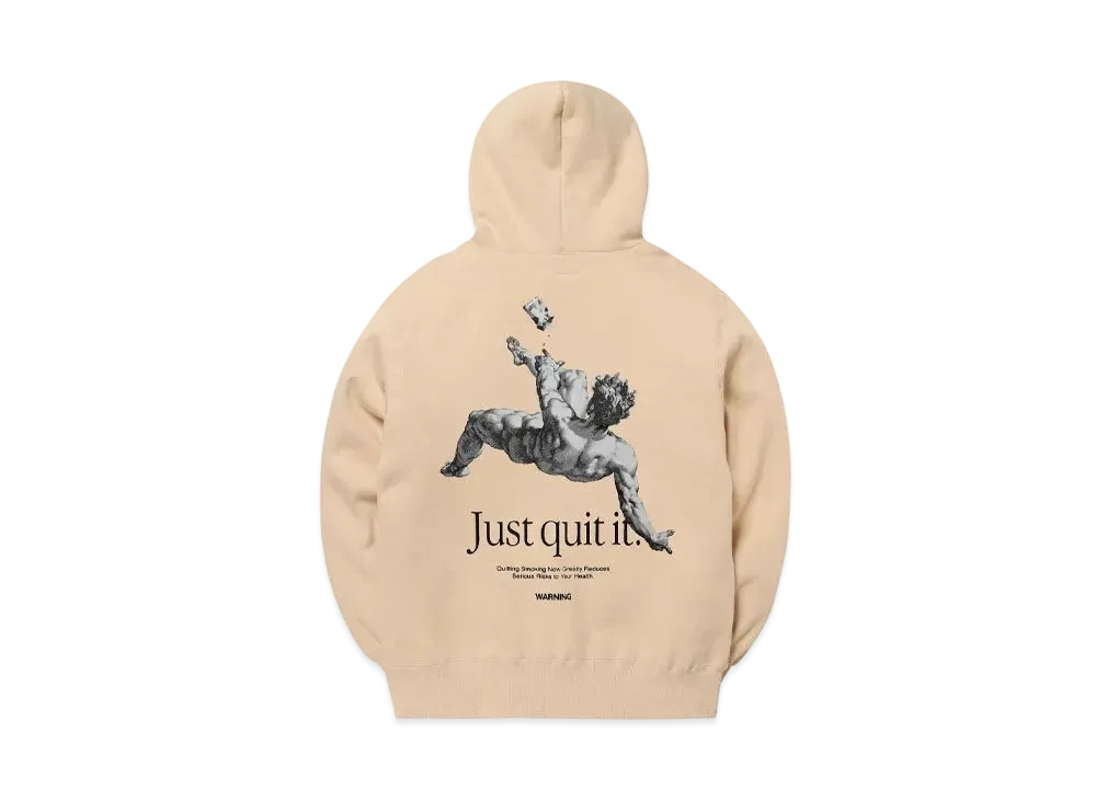 FR2 Just Quit It. Hoodie "Beige"