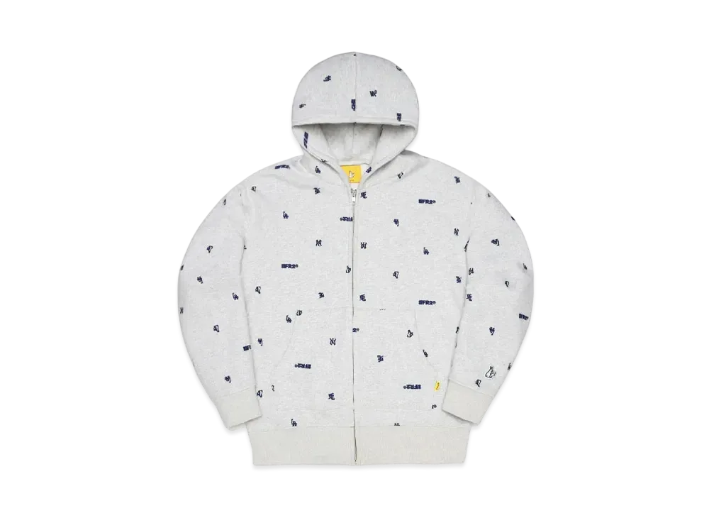 FR2 Full Pattern Icon Logo Zipup Hoodie "Ash"