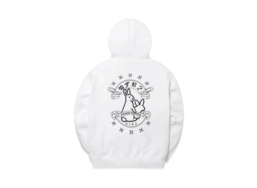 FR2 Cross Rabbits Hoodie "White"