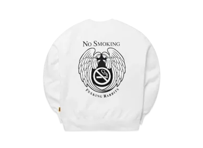 FR2 No Smoking Angel Sweatshirt "White"