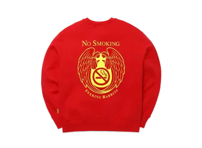 FR2 No Smoking Angel Sweatshirt "Red"