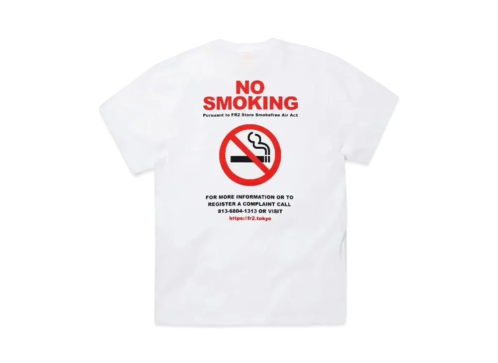 FR2 NO SMOKING Sign T-shirt