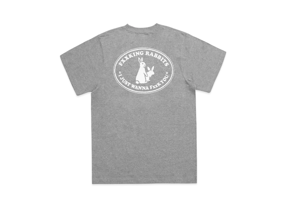 FR2 Rabbits Oval Logo T-Shirt "Gray"