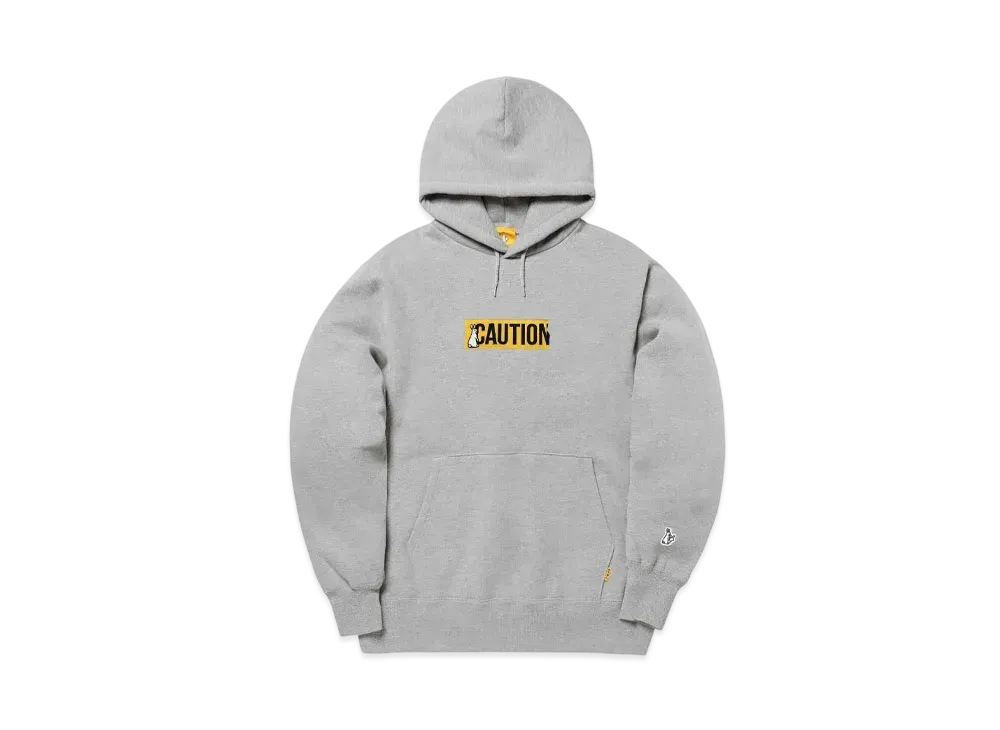 FR2 Caution Logo Embroidery Hoodie "Gray"