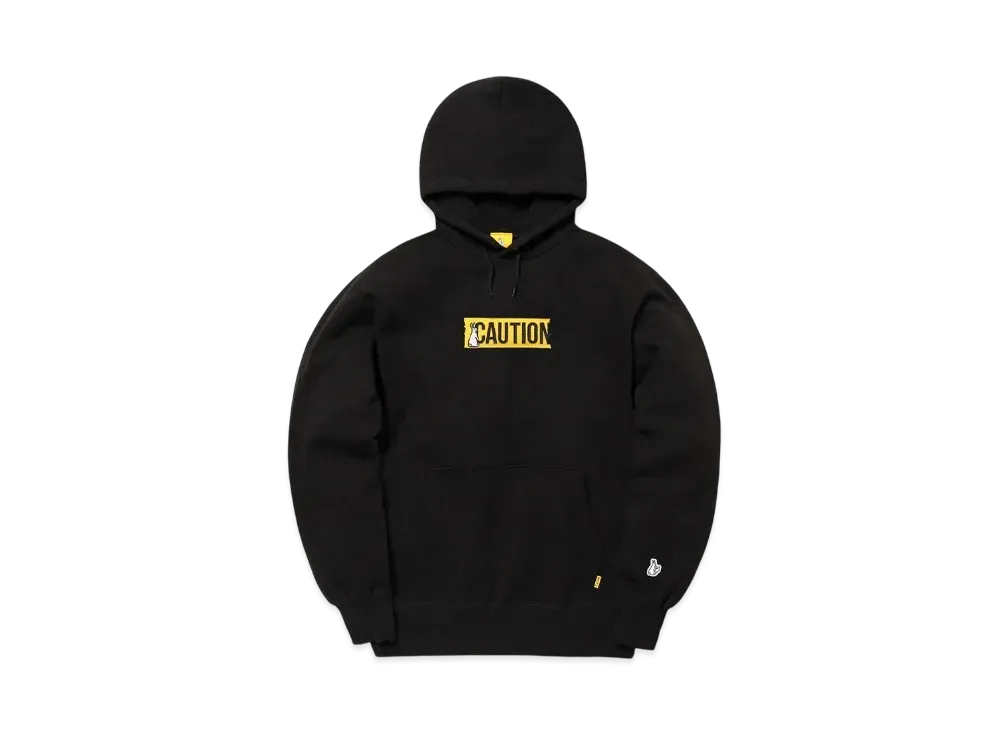 FR2 Caution Logo Embroidery Hoodie "Black"