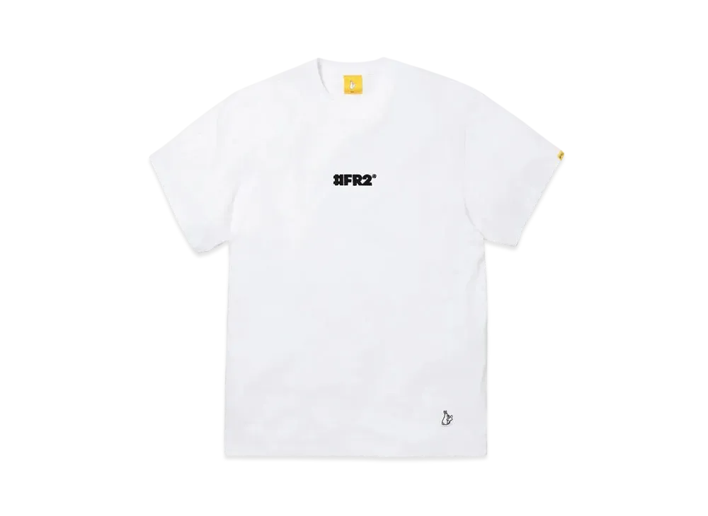 FR2 Rabbits Circle Logo T-shirt "White"