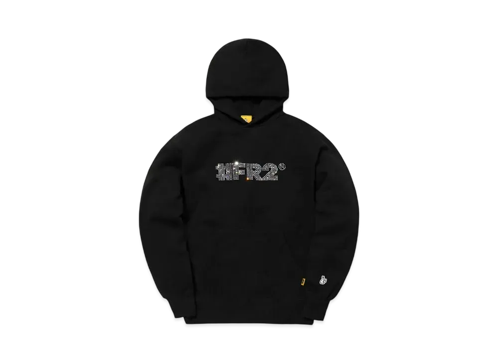 FR2 Rhinestone Logo Hoodie "Black"