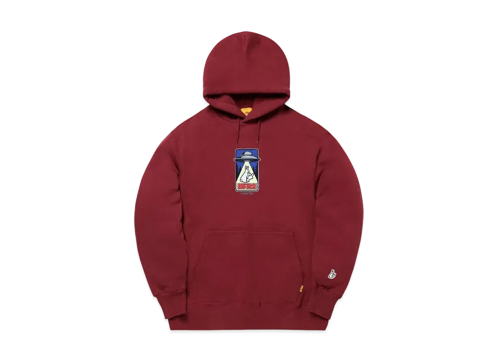 FR2 Rabbits Abducted By Ufo Hoodie "Burgundy"
