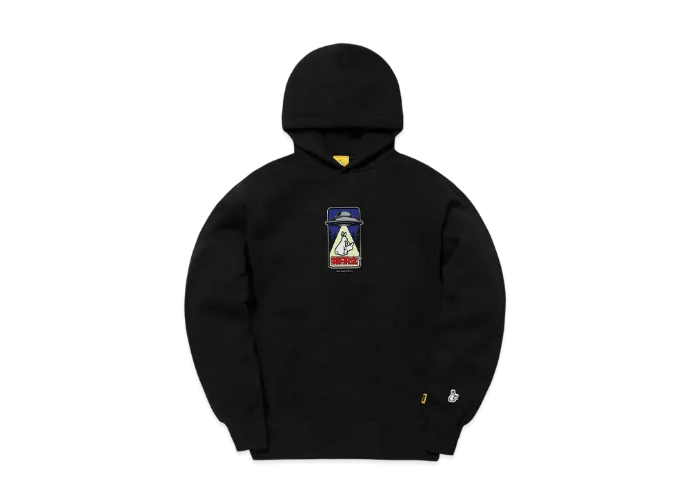 FR2 Rabbits Abducted By Ufo Hoodie "Black"