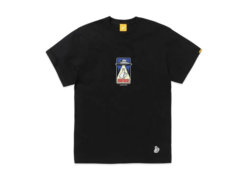 FR2 Rabbits Abducted By Ufo T-Shirt "Black"