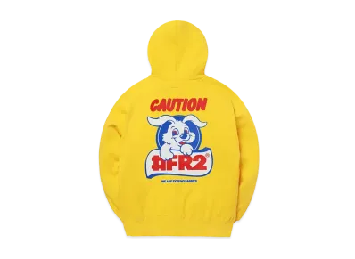 FR2 Caution Rabbit Hoodie "Yellow"