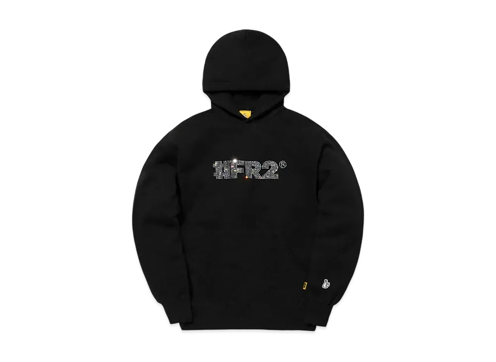 FR2 Rhinestone Logo Hoodie "Black"
