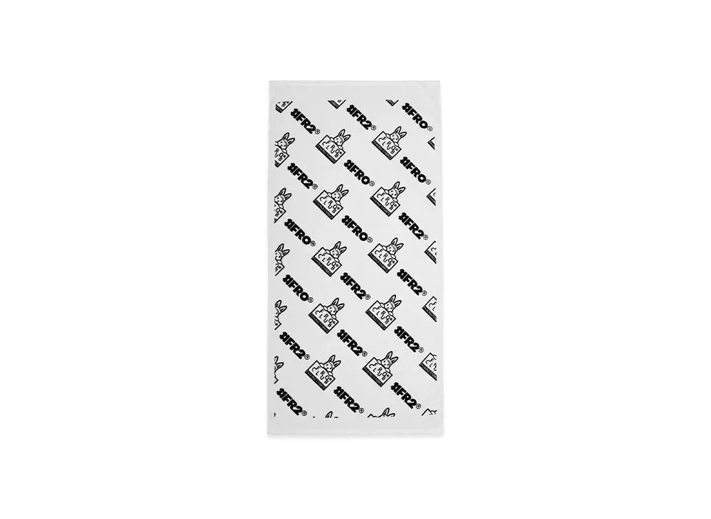 FR2 x Froclub Collaboration With #Fr2 Bath Towel "White"