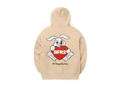 FR2 Heart Rabbit Hoodie "Sand Beige"