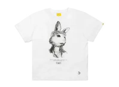 FR2 Rabbit Jesus Garment Dye T-shirt "White"