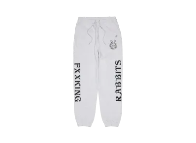 FR2 Embroidery Logo within Face Outline Sweat Pants "Ash"