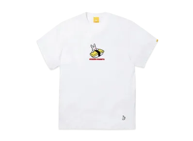 FR2 Embroidery Egg Sushi Rabbit T-Shirt "White"