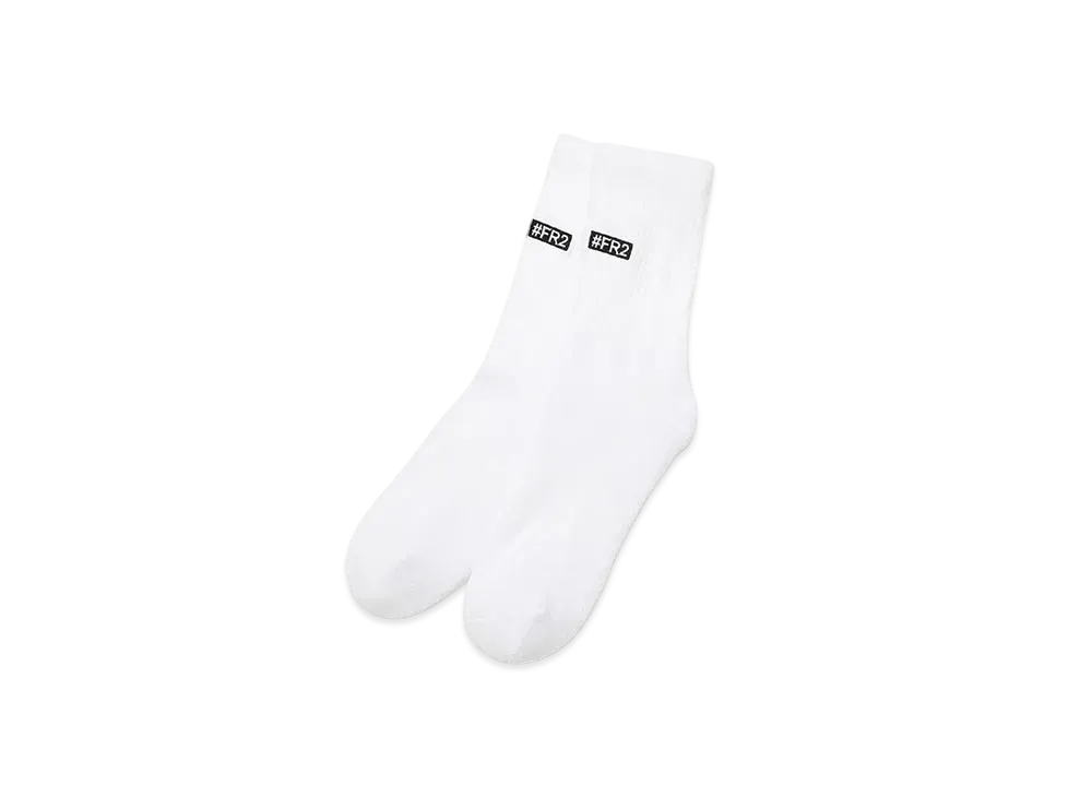 FR2 Box Logo Socks "White"