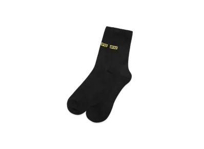 FR2 Yellow Box Logo Socks "Black"