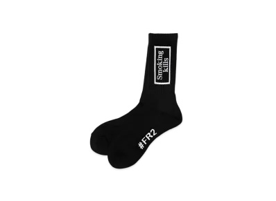 FR2 Smoking Kills Box Logo Socks "Black"