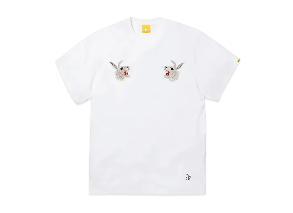FR2 Embroidery Souvenir T-Shirt "White"