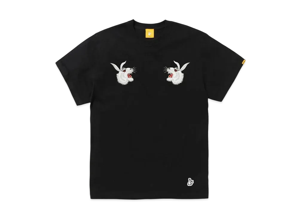 FR2 Embroidery Souvenir T-Shirt "Black"