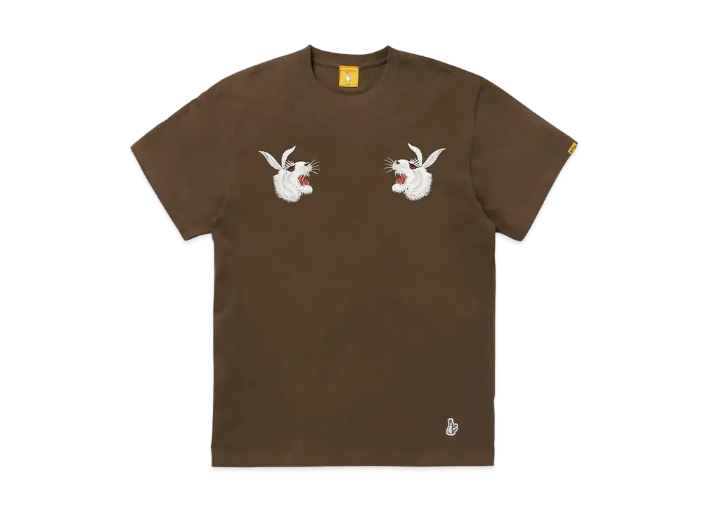 FR2 Embroidery Souvenir T-Shirt "Brown"