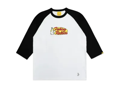 FR2 Rabbits Oval Logo Raglan-Sleeve T-Shirt "White/Black"