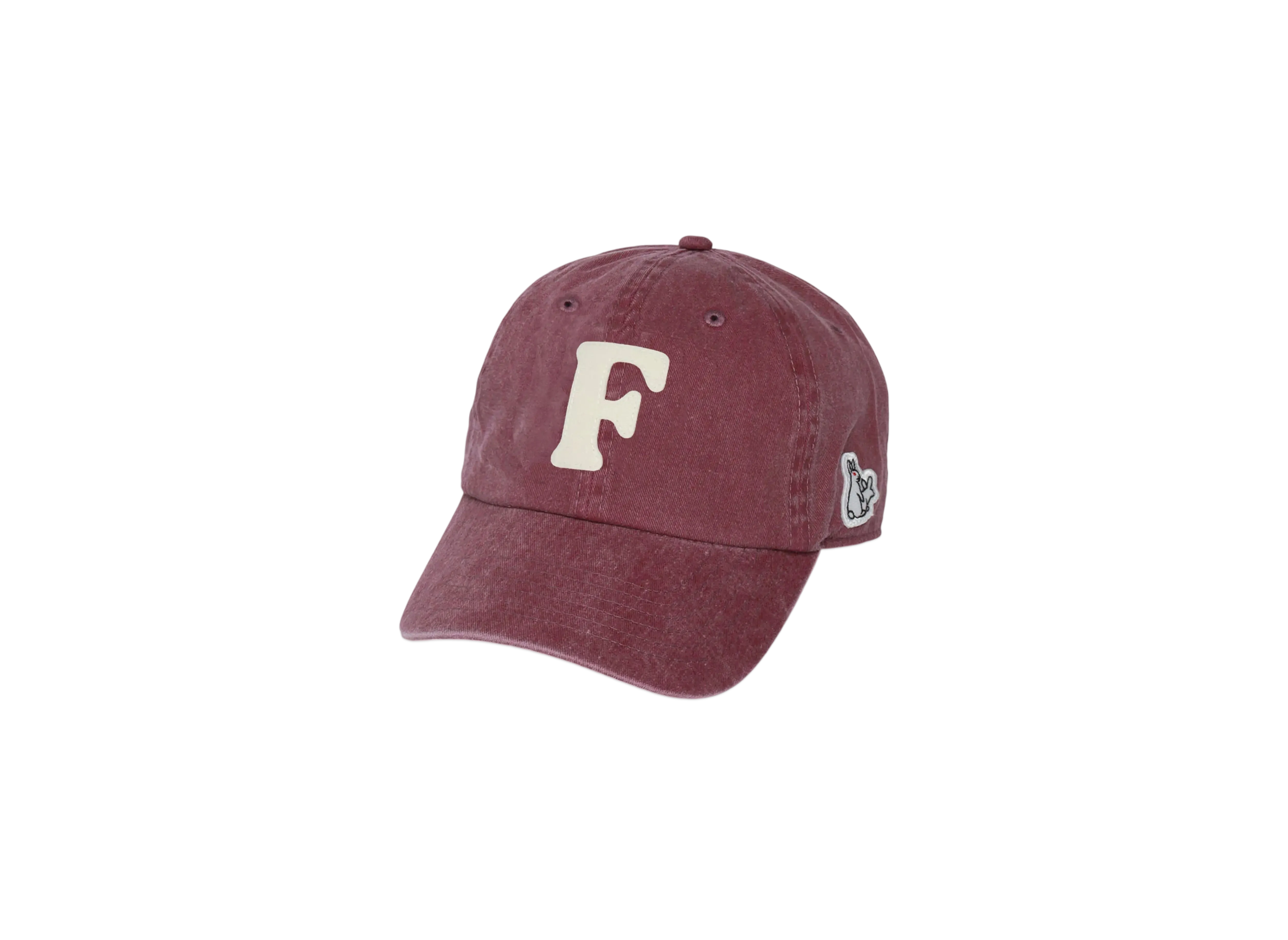 FR2 F Logo Garment Dye Cap "Burgundy"