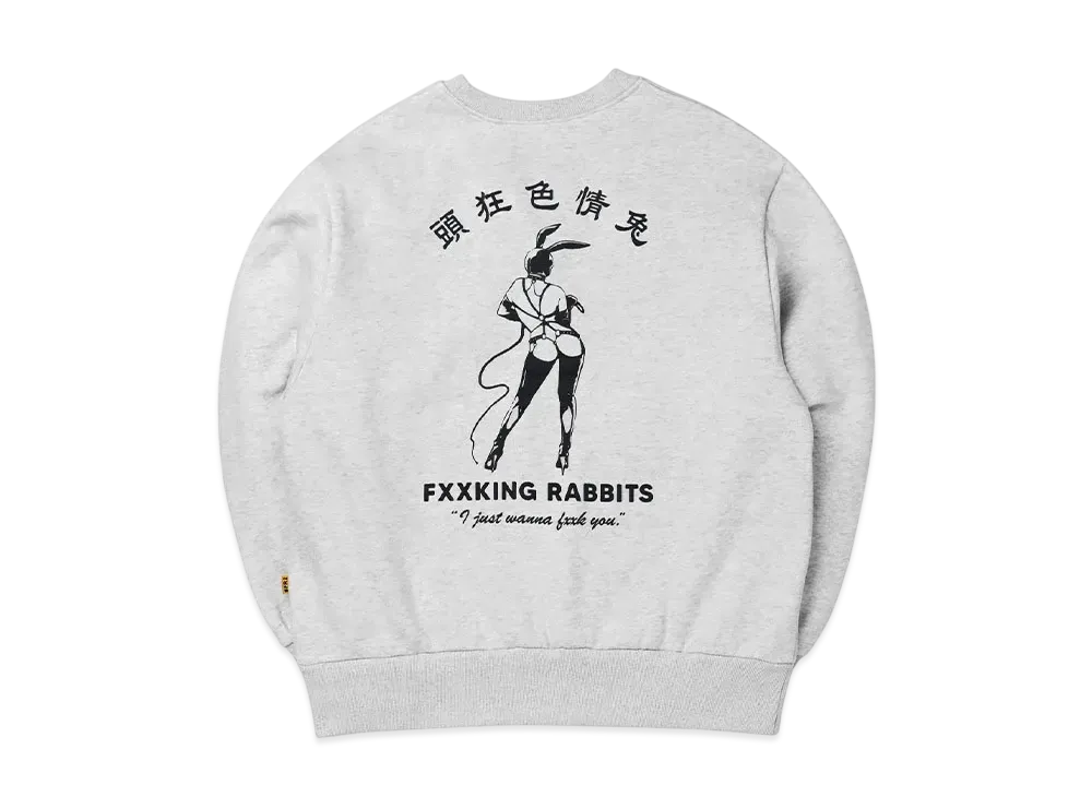 FR2 Bunny Girl Sweatshirt "Ash"