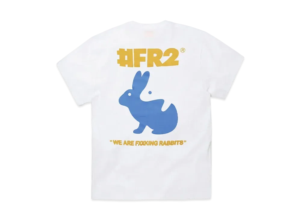 FR2 Trick Art Rabbit T-Shirt "White"