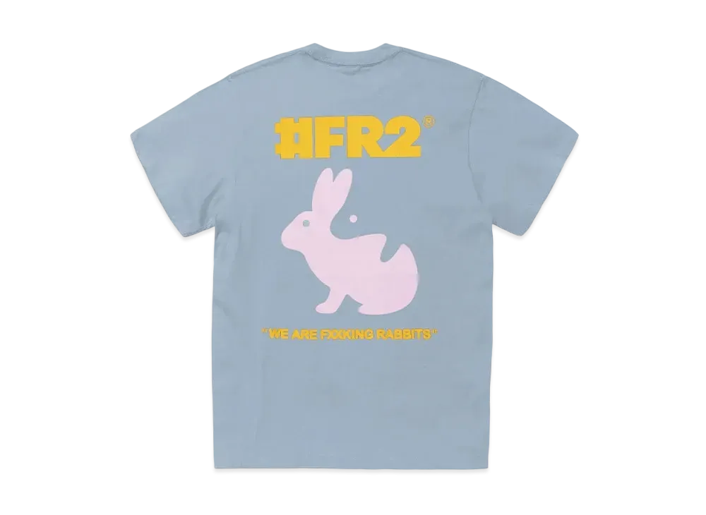 FR2 Trick Art Rabbit T-Shirt "Blue"