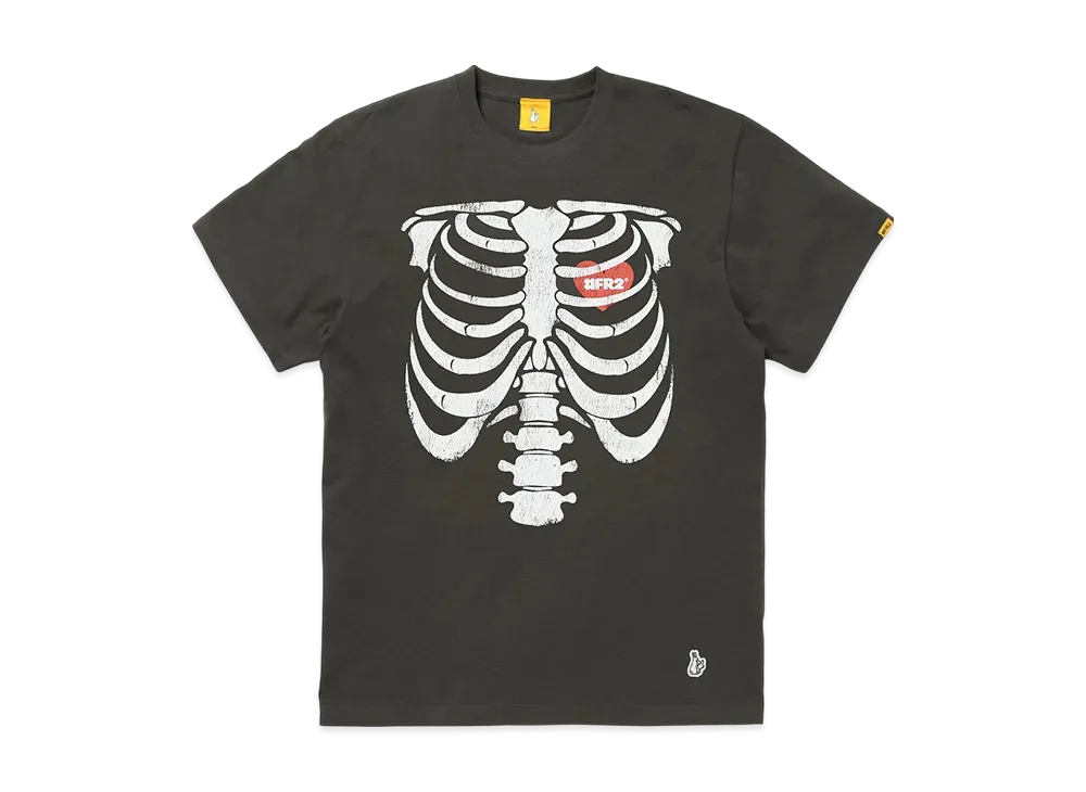 FR2 Bone Garment Dye T-Shirt "Black"