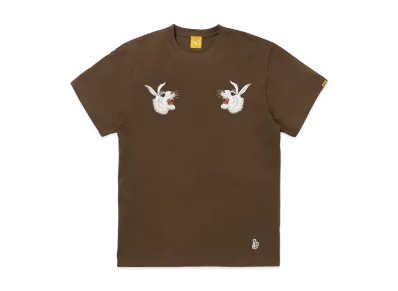 FR2 Embroidery Souvenir T-shirt "Brown"