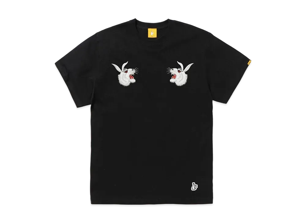 FR2 Embroidery Souvenir T-shirt "Black"