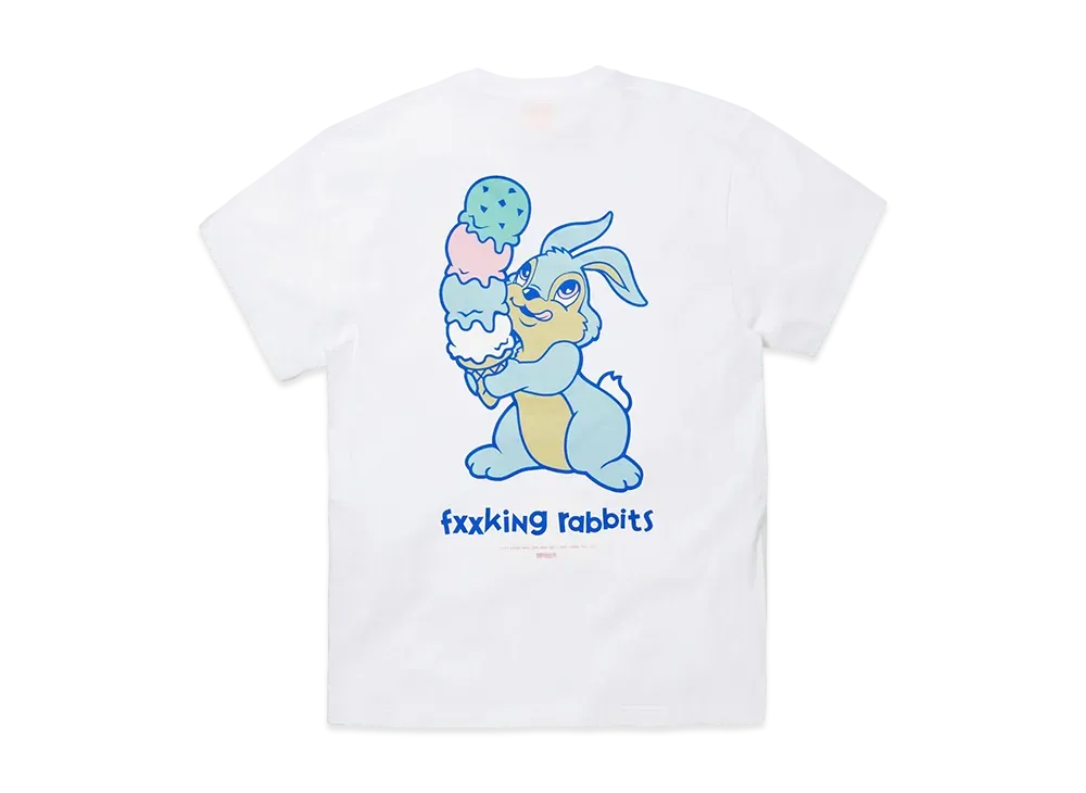 FR2 Rabbit Ice Cream T-Shirt "White"