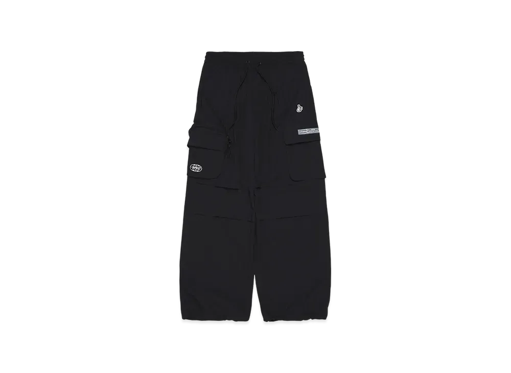 FR2 Washer Ripstop Wide Cargo Pants "Black"